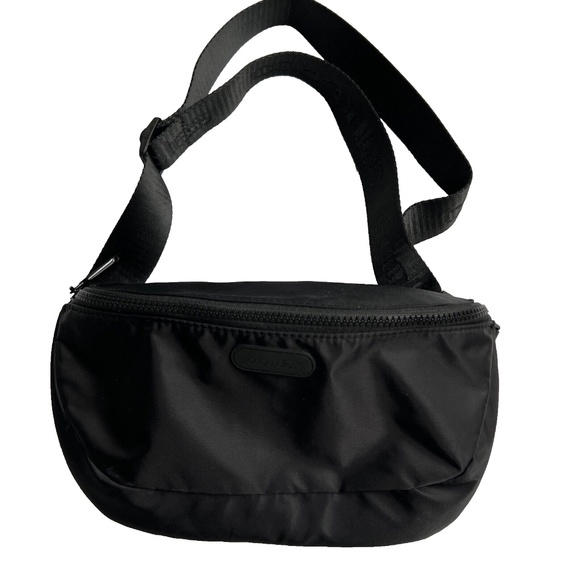 Caboodles Waist Bag Sling Fanny Pack Black Hiking Cycling Back Zippered Pocket - Picture 6 of 11